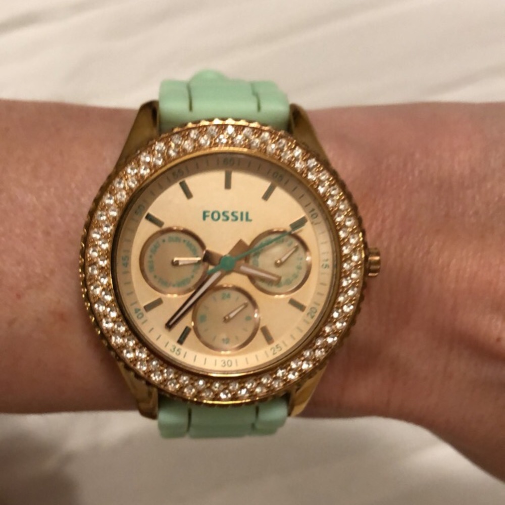 Fossil Rose-Tone Stainless Steel Watch